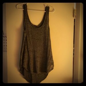 Silver Metallic Tank